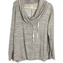 Lane Bryant Livi Active by  Sz 18/20 Gray Heathered Cowl Neck Pullover Sweatshirt Photo 0