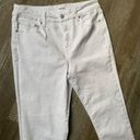 Pistola  High Rose Denim Cropped Jeans Frayed Hem White Size 29 Photo 5