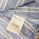 Draper James  Dress Blue Plaid Button Down Linen Blend Cottagecore size 2 Photo 6