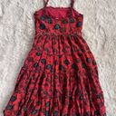 Ulla Johnson  Adyna Midi Dress in Red Poppy Floral Ruffled Tiered Size 6 Photo 13