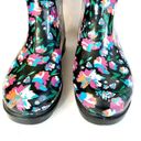 Capelli New York  Women Mid-Calf Rubber Rain Boots Lined Cozy Floral Flowers 9 Photo 2