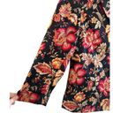 Talbots Vintage  100% Cotton Floral Go Anywhere Jacket blazer button up size 8 Photo 2