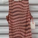 Open Edit  Top Bodysuit Women's Size Medium Pink Print Sleeveless Open Back Photo 6