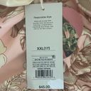 Agua Bendita  x Target Blush Romantic Floral Print Flutter Sleeve Swimsuit XXL Photo 3