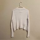 Free People Revolve  Boho Cream Knit Wrap Sweater Size XS Photo 3