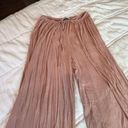 Free People beach intimately nude mauve palazzo wide leg pants S Photo 2