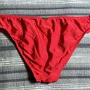 Luli Fama Women's  Bikini Swimsuit Bottom Red Size Med EUC #S-672 Photo 3