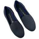 Rothy's Rothy’s The Loafer in Navy Heather Blue Slip-on Flat Rounded Toe Womens Size 9 Photo 3
