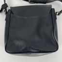 Liz Claiborne Womens  Black Faux Leather Shoulder Bag Vintage 90's Strap Y2K Photo 7