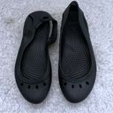 Crocs  Kadee Ballet Flats Womens Black Slip On Shoes Casual Size 7 Photo 1