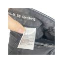 American Eagle Shorts Black 2 Super Stretch X Hi-Rise Shortie Raw Hem Stretch Photo 4