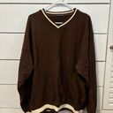 Brandy Melville  Erica Brown Crewneck Sweatshirt Photo 1