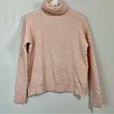 Barney’s New York Barneys New York Women’s Textured Turtleneck Sweater Pink Size Medium FLAW Photo 0