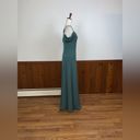 Birdy Grey Gorgeous New  Dev Sea Glass Crepe Gown! Photo 5