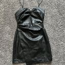 ZARA Leather Dress Photo 4