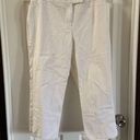 Hillard & Hanson  White Cropped  Stretch Pants 10 Photo 0