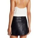 Jolt  vegan faux leather black mini skirt size 9 NWOT Photo 1