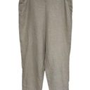 J.Jill  Love Linen 100% Linen Pull-On Pants in Beige - Size L Photo 0
