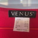 Venus  Red Lace up Fitted Top-Small Photo 3