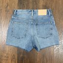 Everlane  The Cheeky High Rise Cutoff Button Fly Jean Shorts Photo 6