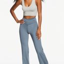 Aeropostale NWT  Flex Crossover High-Rise Flare Pants Grey size Large Photo 12