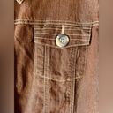 Westport  Woman Size 22/24 Brown Denim Jacket • Long Sleeved Button Up EGUC Photo 4