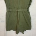 One Piece Kancan womens small  romper safari green army casual beach coastal res Photo 12