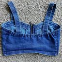 Kirra Denim Chambray Zippered Corset Sz M Photo 6