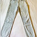 Faherty Topsail Carpenter Pant Striped Jean Size 26 Blue and White Relaxed Fit Photo 2