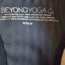 Beyond Yoga  Black Work It Over Long Line Bra Size M NWOT Photo 4