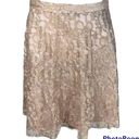 The Moon Heart Star Rose Gold Floral Lace Skirt | Size 2 | Vintage Y2K Elegance Photo 1