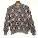 Bonworth  Vintage Y2K women diamond plaid pullover sweater size S/M Photo 0