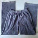 Brandy Melville  John Galt Crushed Velvet Loose Sweatpants Straight Leg Size S Photo 0