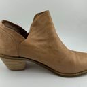 Kelsi Dagger  Brooklyn Kenmare Ankle Bootie Women's 7.5M Tan Leather Block Heel Photo 2