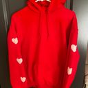 Hearts Sweat Set Red Size M Photo 0