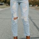 Cello CELIO 80’s STYLE DENIM SEXY MOM JEANS:PLEATED HIGH RISE, STRAIGHT DISTRESSED LEG Photo 5