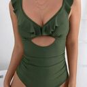 B2prity Women's Ruffled One Piece Swimsuit Cutout Tummy Control Bathing Suit Slimming Swimwear Photo 1