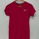 Nike  Pro Combat Dri-Fit Fitted Pink Short Sleeve T-shirt Photo 0