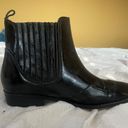 ZARA Black Leather Booties Photo 6