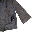 Paris Blues  Womens Wool Blend Cape Style Dress Coat Jacket Outerwear Gray Large Photo 3