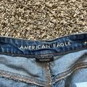 American Eagle High Rise Distressed Mom Shorts Size 10 Photo 2