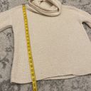 J.Jill  Cream Cowl Neck Knit Sweater Size Small Cotton Blend Photo 19