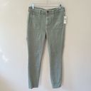 Pilcro Anthropologie NEW High Rise Stretch Corduroy Skinny Jeans Mint Green Photo 1