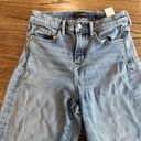 Banana Republic  High Rise Wide Leg Crop Cutoff Blue Jeans Size 24 Photo 3