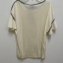 Massimo Dutti Cream Flutter Sleeve Top Photo 3