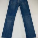 Pilcro and the Letterpress  Slim Straight Raw Hem Cropped Jeans 26 Photo 4