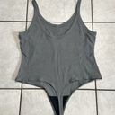 Girlfriend Collective  Coco Scoop Bodysuit‎ in Ash Photo 3