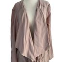 Nicole Miller  Women Size XL Sweater Cardigan Blazer Mauve Zip Pocket (30-878) Photo 1