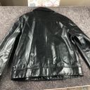 Banana Republic  Jacket Womens XL Black Genuine Leather Motorcycle Bike Bomber Photo 1