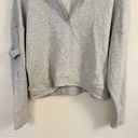 Free People Movement  Gray Collared Pullover Sweatshirt Cotton Size Small Photo 2